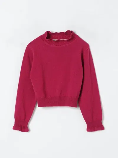 Simonetta Sweater  Kids Color Raspberry