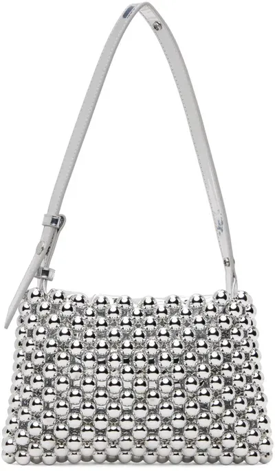 Simonmiller Silver Mini Puffin Bag In 45002 Silver