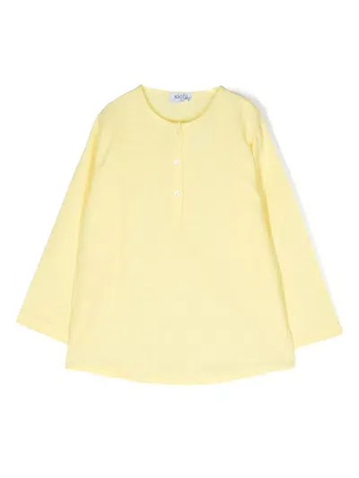 Siola Kids' Long-sleeve T-shirt In Yellow