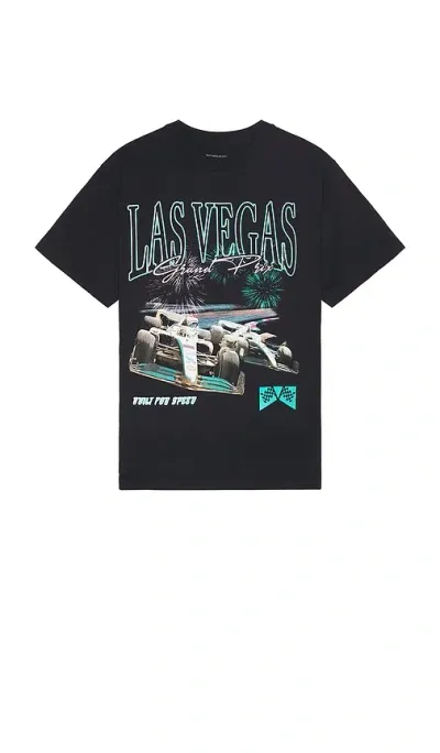 Sixthreeseven Las Vegas Heavyweight Tee In Midnight Black