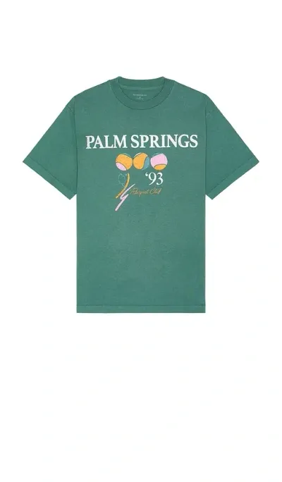 Sixthreeseven Palm Springs Heavyweight Tee In Spruce