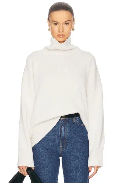 Skall Studio Silene Turtleneck Sweater In Calm White