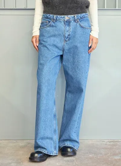 Skall Studio Willow Wide Jeans In Blue