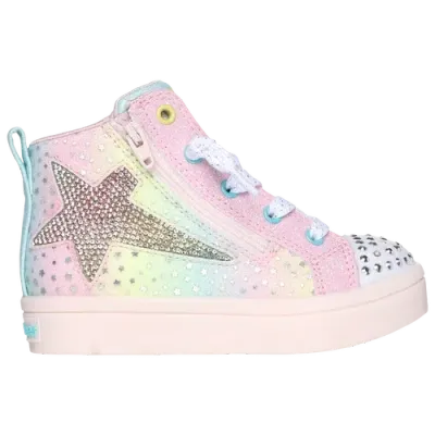 Skechers Girls   Twi-lites 2.0 In Pink/multi