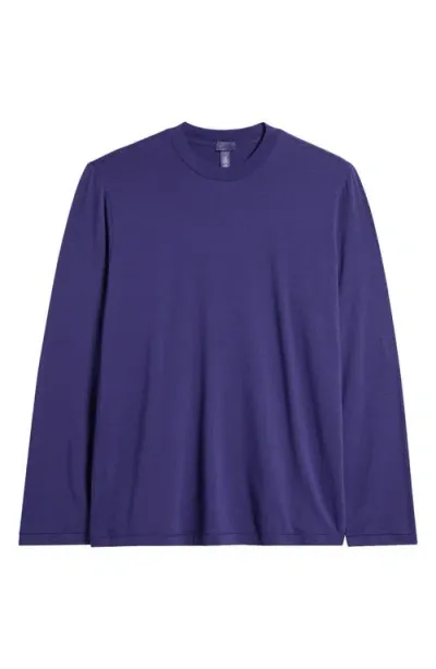 Skims Boyfriend Long Sleeve T-shirt In Concord