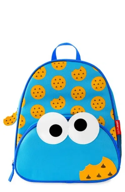 Skip Hop Kids'  X Sesame Street Cookie Monster Backpack In Blue