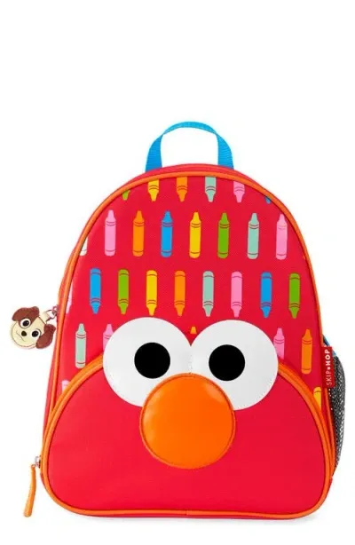 Skip Hop Kids'  X Sesame Street Elmo Backpack In Red