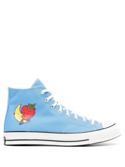 Sky High Farm X Converse Chuck 70 Trainers In Blue