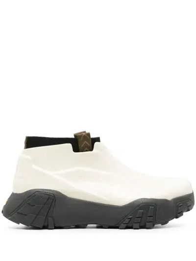 Slam Jam X Vibram Rubber Core Ankle Boots In White