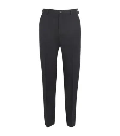 Slowear Wool Tailored Trousers In Navy