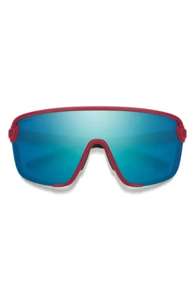 Smith Bobcat 135mm Chromapop™ Shield Sunglasses In Red