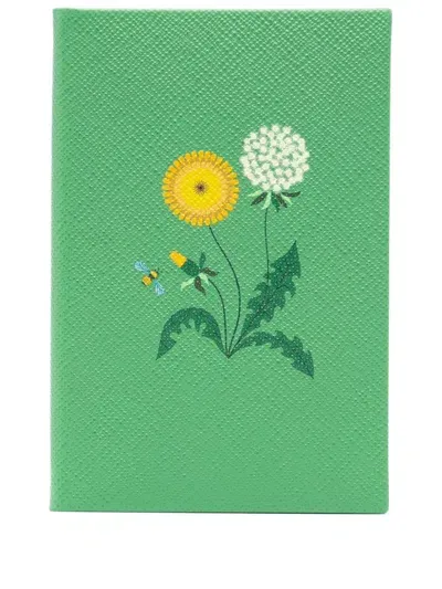 Smythson The Gardening Collection Chelsea Notebook In Green