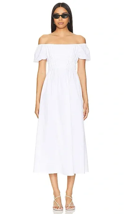 Sndys Sofia Maxi Dress In 白色