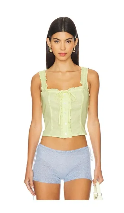 Sndys X Revolve Esmeralda Top In Yellow