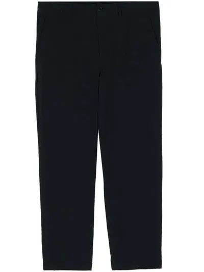 Snow Peak Elasticated Waist Cropped Trousers In Black