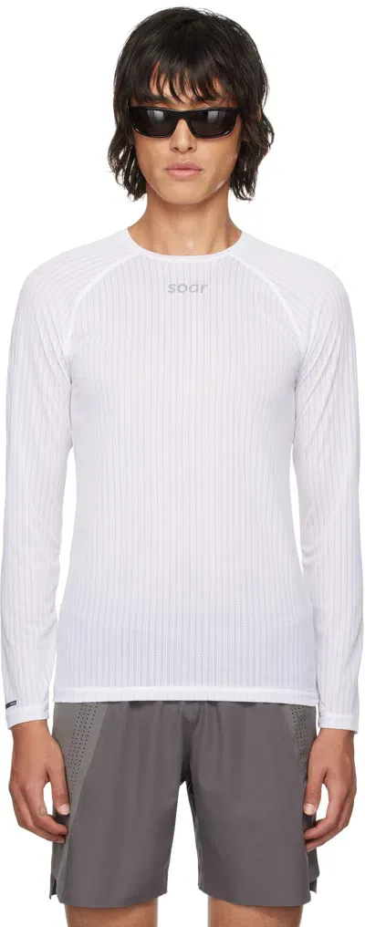 Soar White Race Base Layer T-shirt