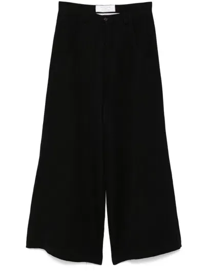 Société Anonyme Palace Fab Trousers In Black