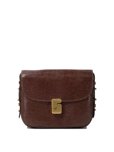 Soeur "bellissima Mini" Crossbody Bag In Brown