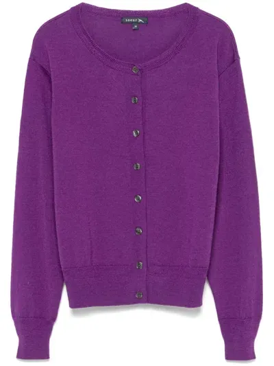 Soeur Tita Cardigan In Purple