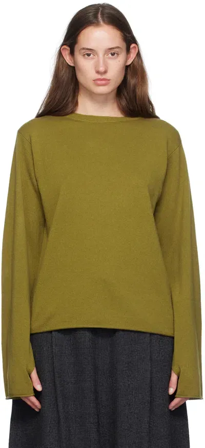 Sofie D'hoore Green Malou Sweater In Olive