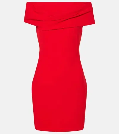 Solace London Neve Minidress In Red