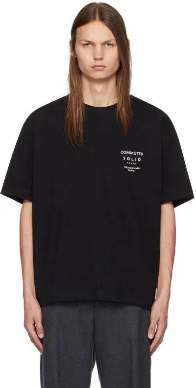 Solid Homme Black 'commuter' T-shirt In 735b Black