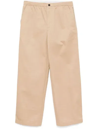 Solid Homme Straight-leg Trousers In Neutrals