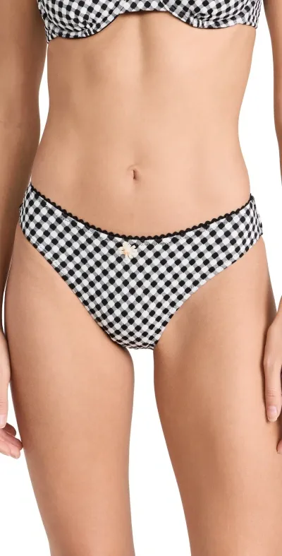 Solid & Striped The Daphne Bottoms Blackout X Marshmallow