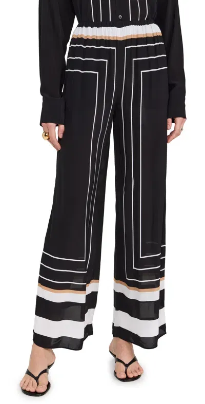 Solid & Striped The Delmore Pant Black Border