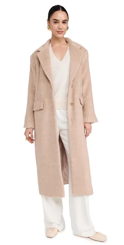 Solid & Striped The Long Warren Coat Camel