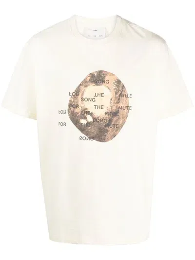 Song For The Mute Graphic-print Short-sleeve T-shirt In Nude