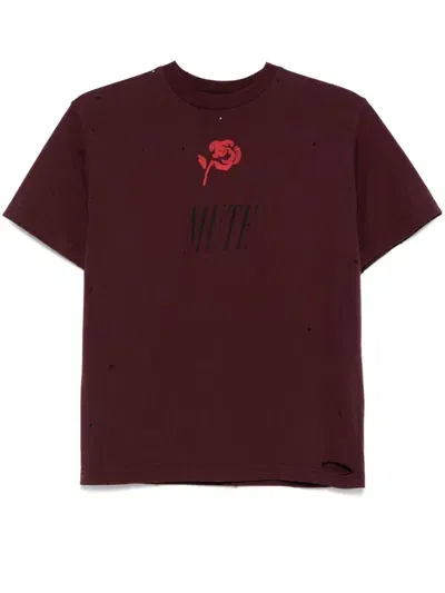 Song For The Mute Mute T-shirt In Red