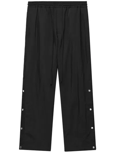 Song For The Mute Side-button Fastening Trousers In Black