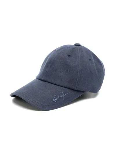 Songzio Autograph Denim Cap In Blue