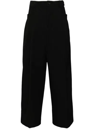 Songzio Level Volume Wide Pants In Black