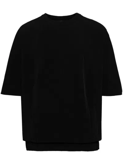 Songzio Volume Cocoon T-shirt In 黑色