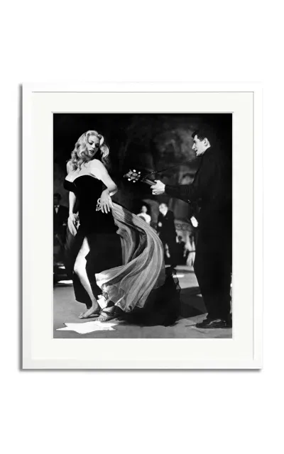 Sonic Editions Anita Ekberg; La Dolce Vita Framed Photography Print In White