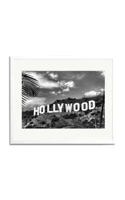 Sonic Editions Hollywood Sign; 2015 Framed Photography Print In White