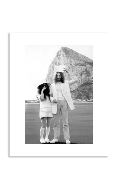 Sonic Editions Mr And Mrs Lennon Photography Print In White