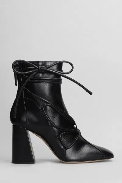 Sophia Webster Havanna High Heels Ankle Boots In Black