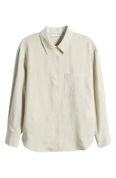 Sophie Rue Wren Buttondown Shirt In Mint