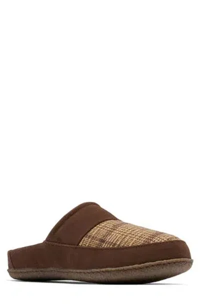 Sorel Falcon Ridge Ii Faux Fur Lined Scuff Slipper In Tobacco/gum 10