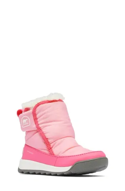 Sorel Kid's Whitney Ii Waterproof Nylon Booties, Kids In Blooming Pink