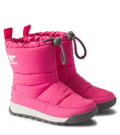 Sorel Kids' Whitney Ii Plus Puffy Snow Boots In Blue