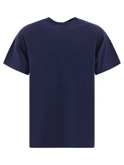 South2 West8 Embroidered T-shirt In Blue