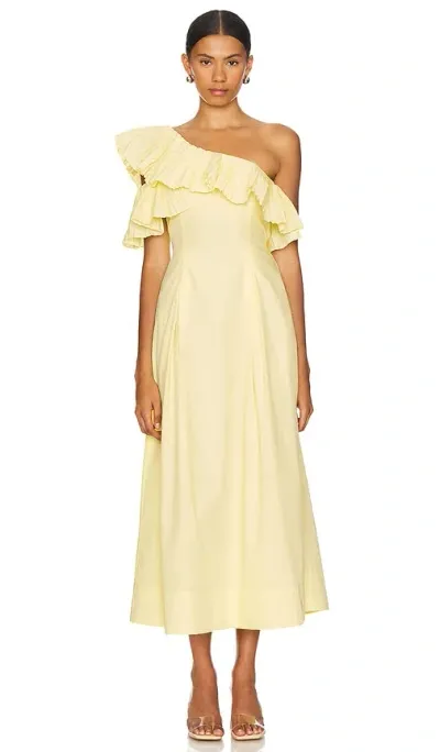 Sovere / Bliss Midi Dress In Lemon Sorbet