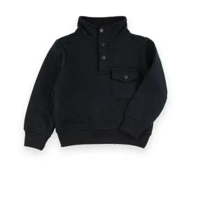 Sovereign Code Columbia Baby Mock Neck Sweatshirt In Navy