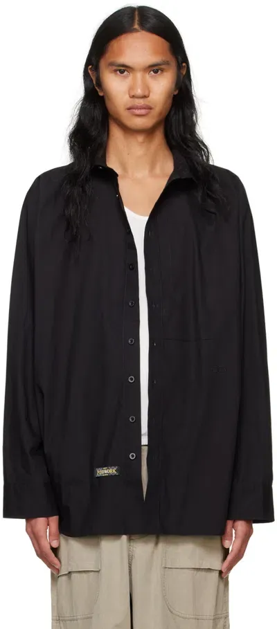 Spencer Badu Black Layered Shirt