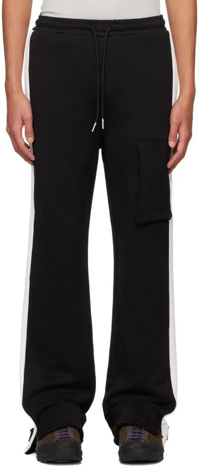 Spencer Badu Black Layered Sweatpants