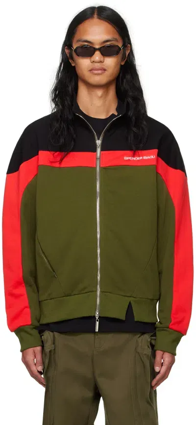 Spencer Badu Green Bowl Track Jacket